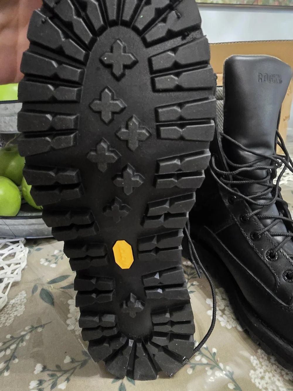 Rocky Black Lace-Up Tactical Boots